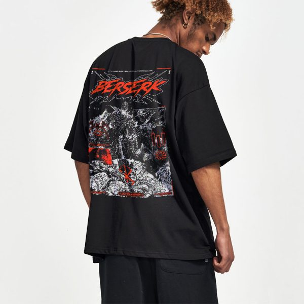 Tech Samurai Cyberpunk Oversized T-Shirt - Image 4